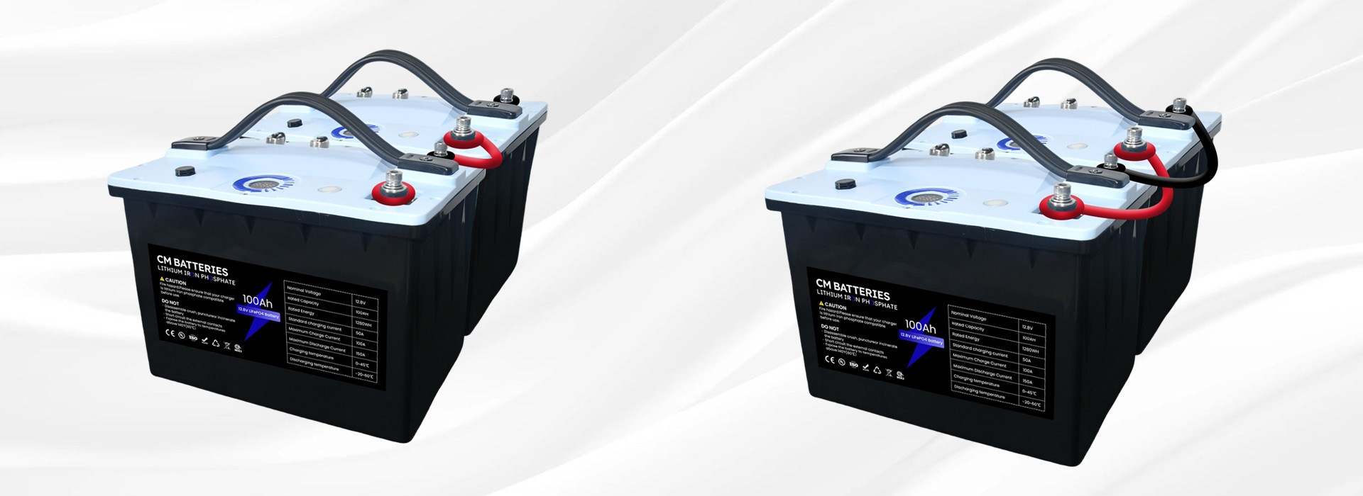 LiFePO4 100Ah 12V Batterie mit Selbsterwärmung-Funktion und Bluetooth