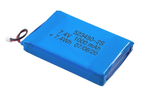 7.4V 1000mAh LiPo Battery for Embedded Systems