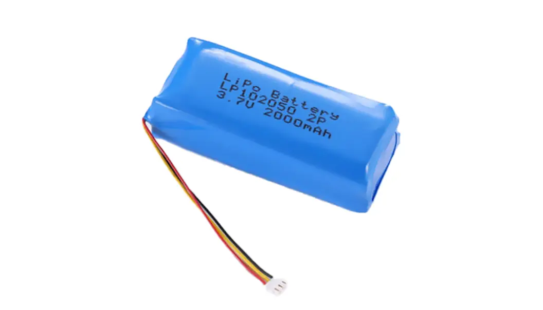 3.7V 2000mAh Low Temperature Lipo Battery_