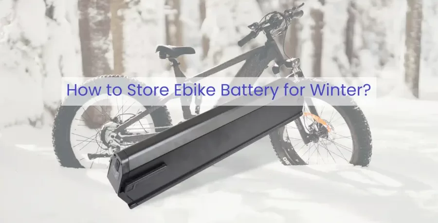 How to Store Ebike Battery for Winter