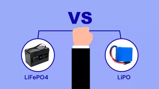 Lipo と Lifepo4 バッテリー