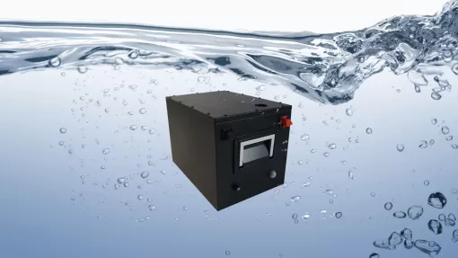 does lithium react with water