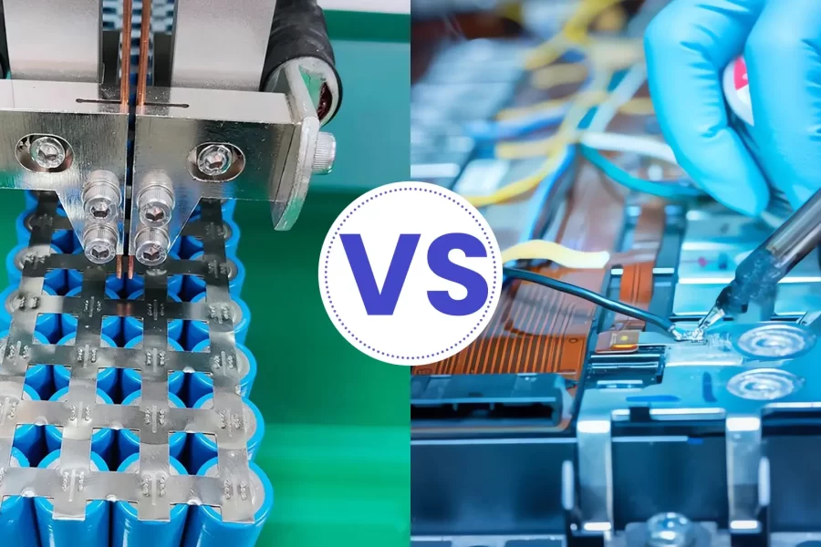 Spot Welding vs oldering