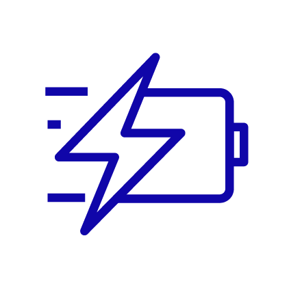 Custom Fast Charger Design Icon