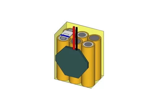 Custom 19.2V 1.1Ah 18650 LiFePO4 Battery Pack