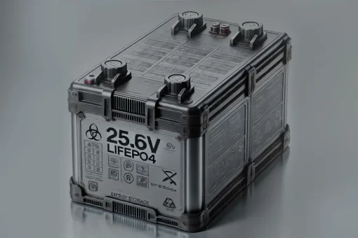 25.6V LiFePO4 Battery Pack