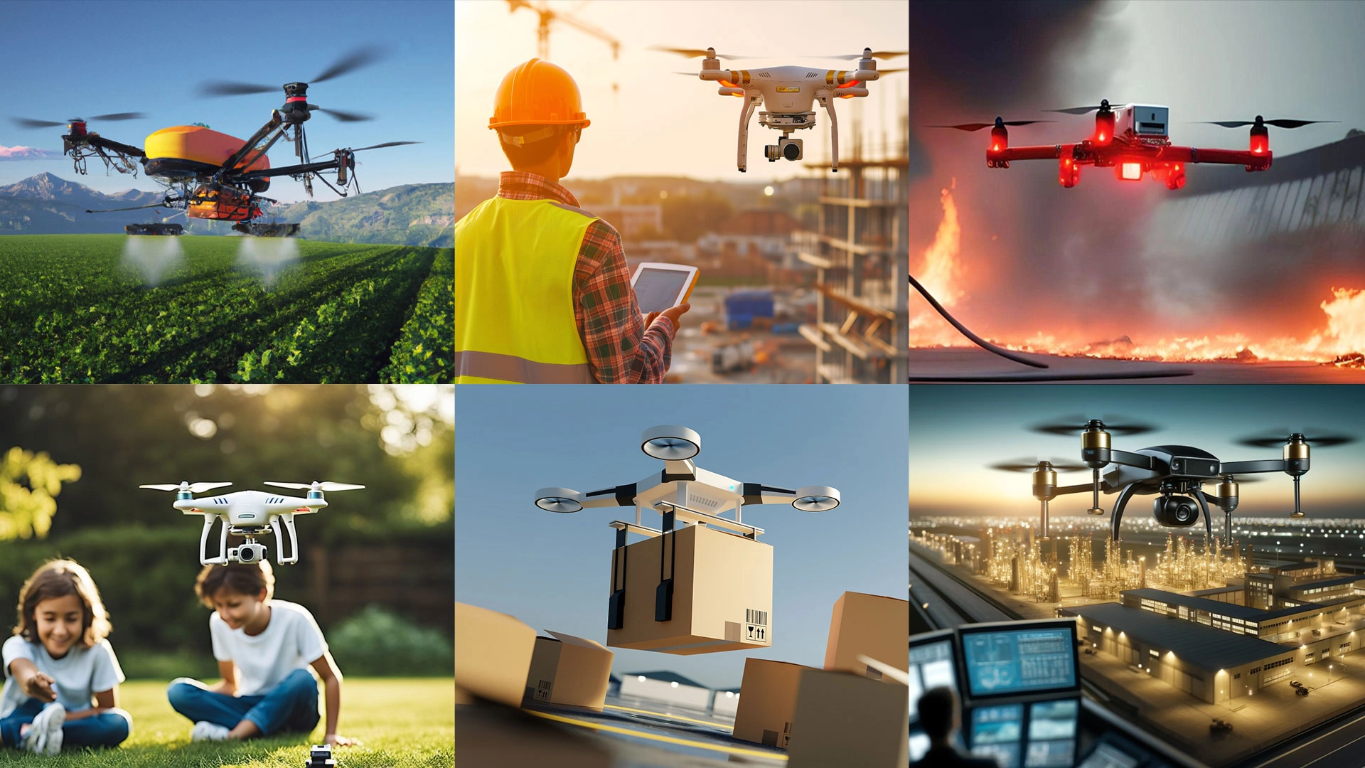 Different types of UAVs