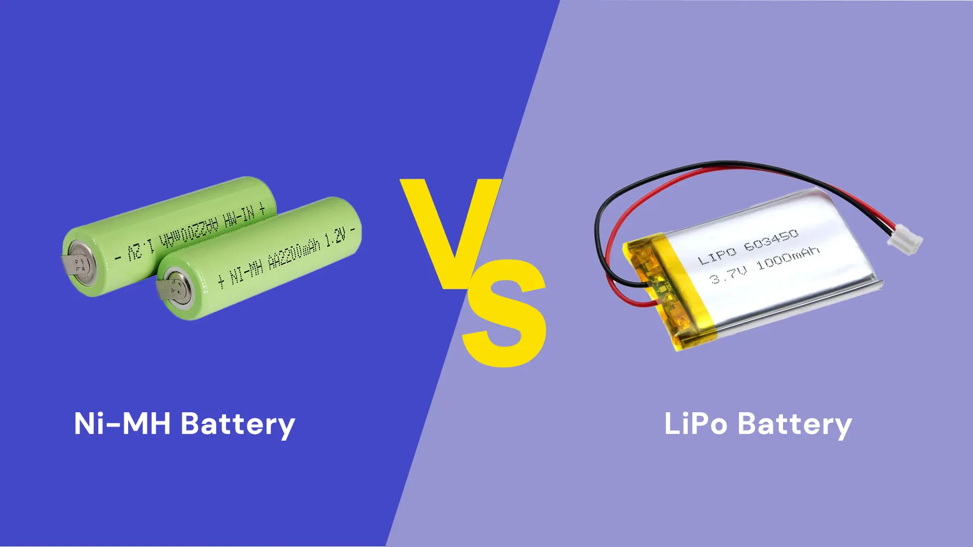 NiMH VS LiPo Battery