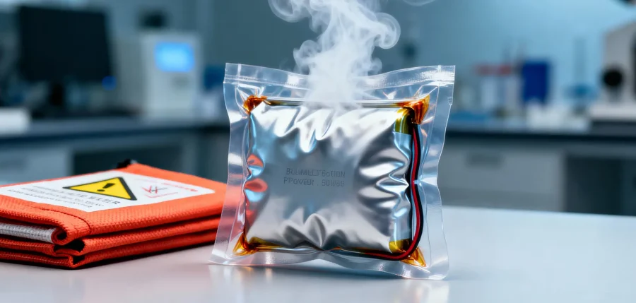 danger of bulging lithium battery