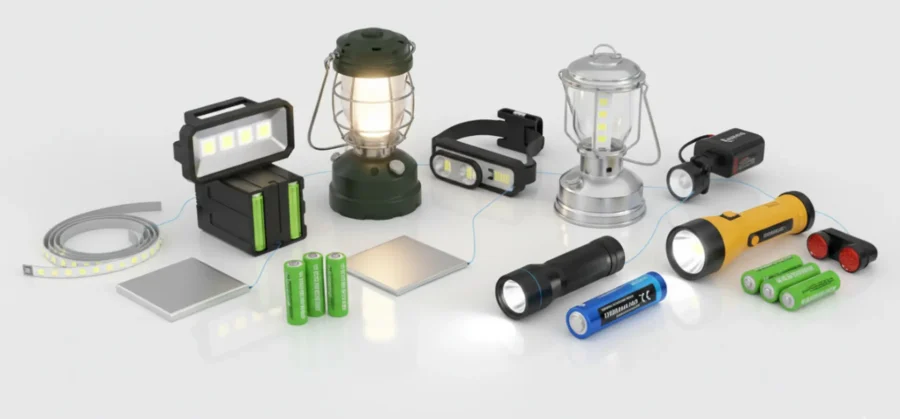 Types of Batteries Are Used in LED Lighting