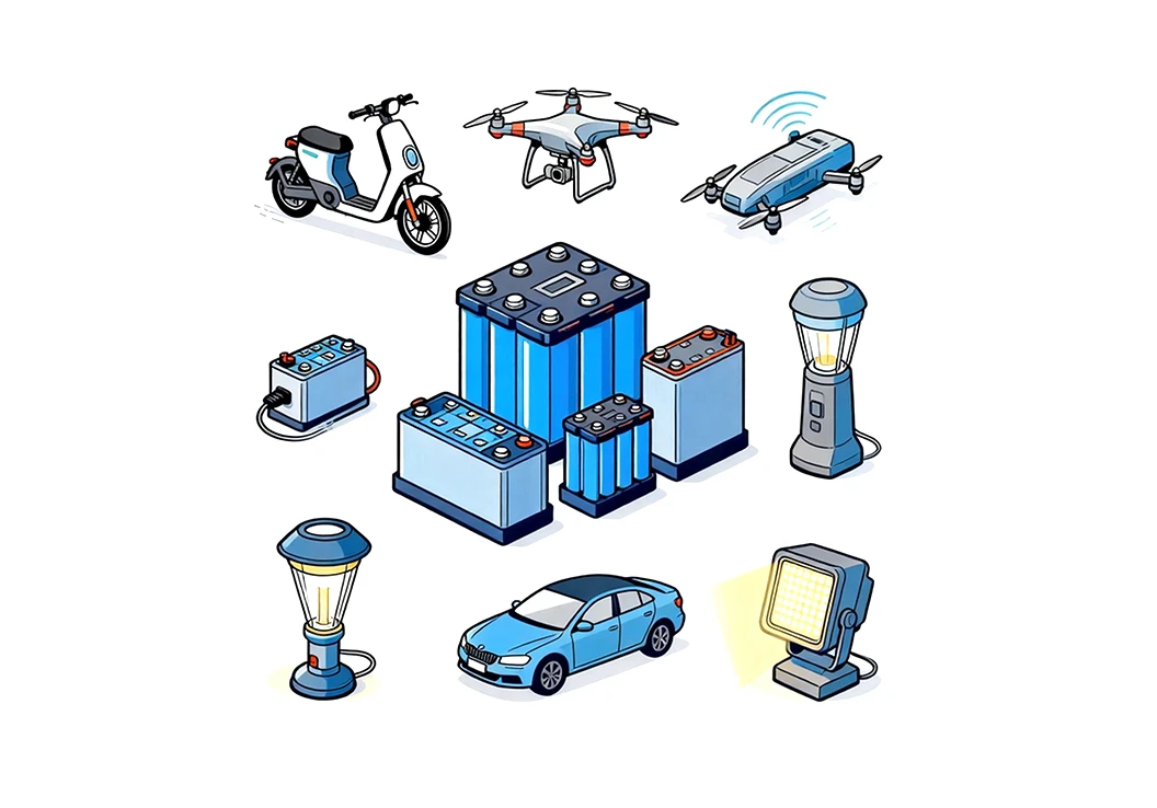 Custom Battery Packs by Application Features