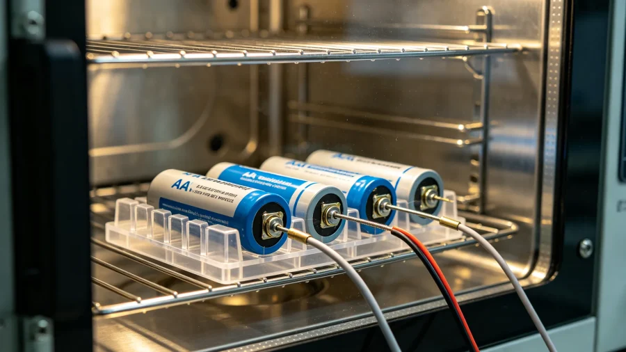 AA battery environmental test