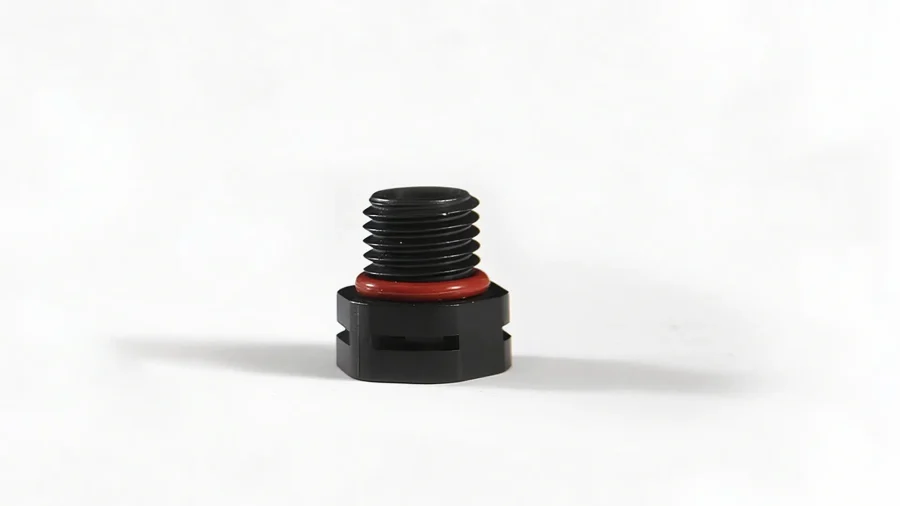 ePTFE pressure-equalization vent membrane installed on a waterproof battery enclosure