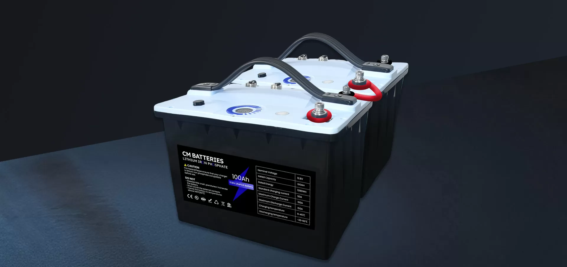 LiFePO4 24V 100AH Deep-Cycle-Batterielösung